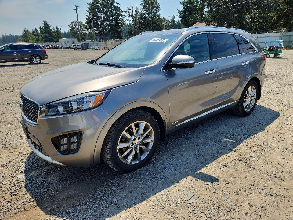 2018 Kia Sorento VIN 5XYPKDA58JG364267 COPART salvage auction — FRONT END, Wa - Bill Of Sale, sold $575 on 2026-07-22 (photo 1)