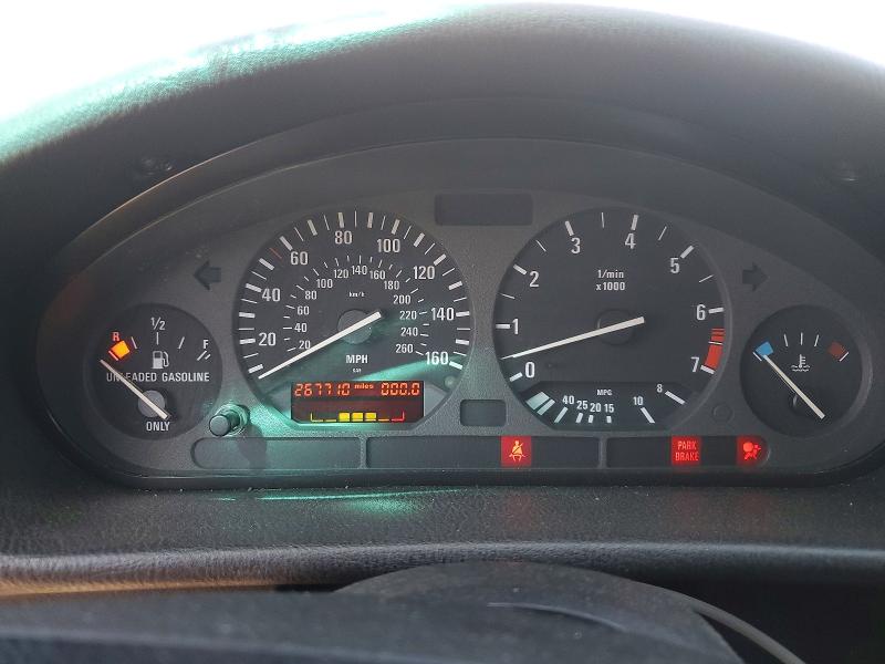 1995 BMW 3er VIN WBACB4320SFM24187 COPART salvage auction — FRONT END, Ca - Salvage Certificate, sold $500 on 2026-08-06 (photo 9)