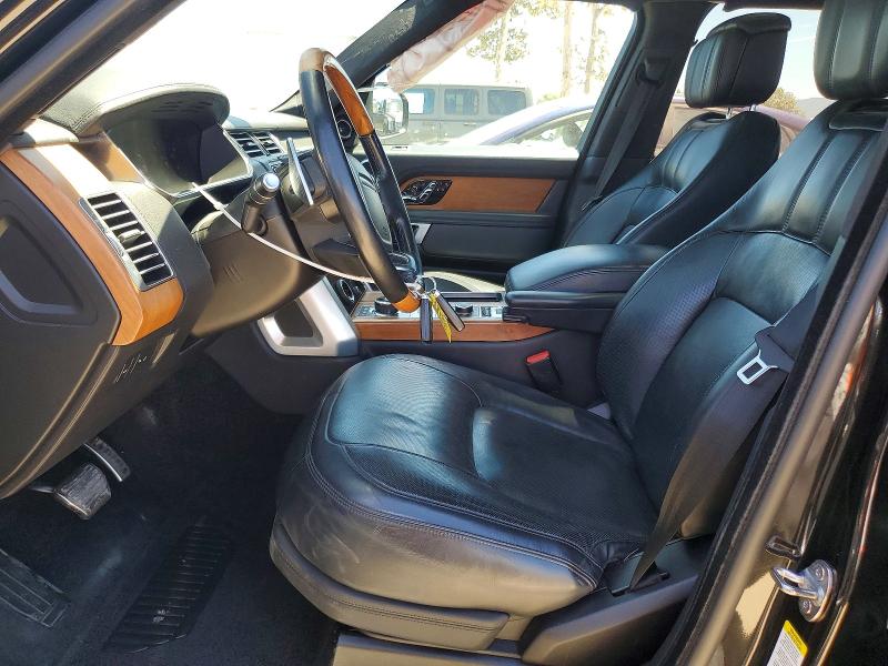 2019 Land rover RANGE ROVER VIN SALGV2RE6KA518128 COPART salvage auction — FRONT END, Ca - Salvage Certificate, sold $1,850 on 2026-07-30 (photo 7)