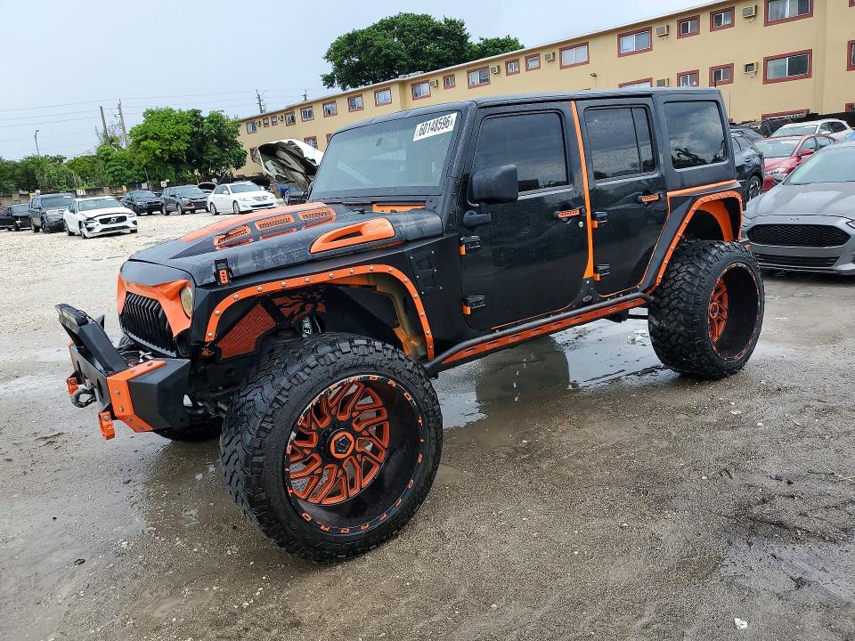 2013 Jeep Wrangler / VIN 1C4BJWDG3DL521444 COPART salvage auction — FRONT END, Fl - Cert Of Title-Rebuilt, sold $4,300 on 2026-07-10 (photo 1)