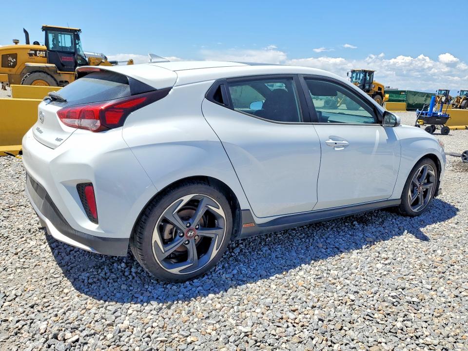 2019 Hyundai Veloster VIN KMHTH6ABXKU008929 COPART salvage auction — MECHANICAL, Ca - Dis/Dlr/Exp Only Clean Title, sold $3,800 on 2026-07-19 (photo 3)