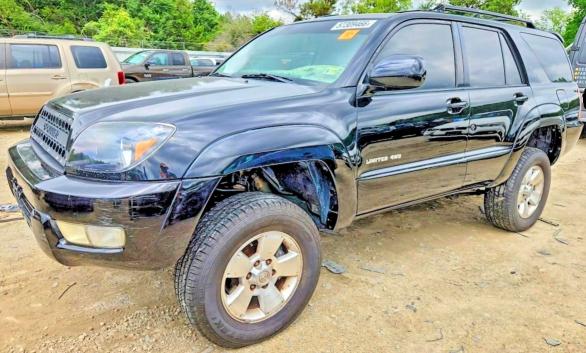 2005 Toyota 4runner VIN JTEBT17R750050357 COPART salvage auction — WATER/FLOOD, Va - Cert Of Title-Salvage Water, sold $450 on 2026-07-28 (photo 1)