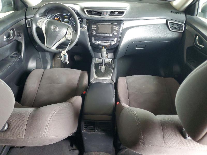 2016 Nissan Rogue VIN KNMAT2MV4GP698109 COPART salvage auction — REAR END, Ca - Salvage Certificate, sold $925 on 2026-07-30 (photo 8)