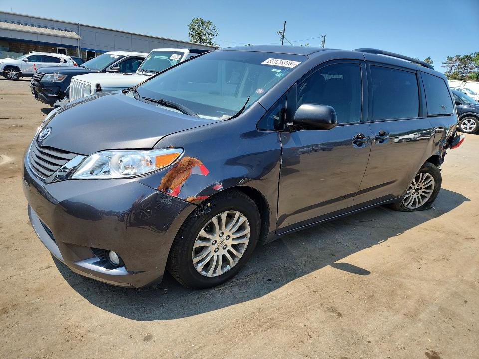 2014 Toyota Sienna VIN 5TDYK3DC7ES450607 COPART salvage auction — REAR END, CT - CERTIFICATE OF TITLE, sold $1,600 on 2026-07-31 (photo 1)