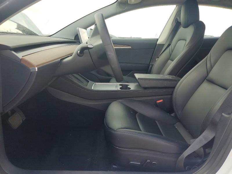 2021 Tesla Model 3 VIN 5YJ3E1EA9MF090813 COPART salvage auction — REAR END, Tx - Salvage Vehicle Title, sold $150 on 2026-07-24 (photo 7)