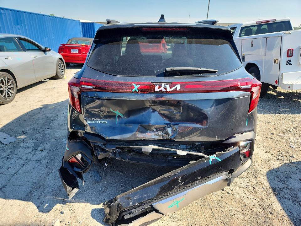 2024 Kia Seltos VIN KNDER2AAXR7651753 COPART salvage auction — REAR END, IN - CERT OF TITLE-SALVAGE TITLE, sold $4,200 on 2026-07-31 (photo 6)