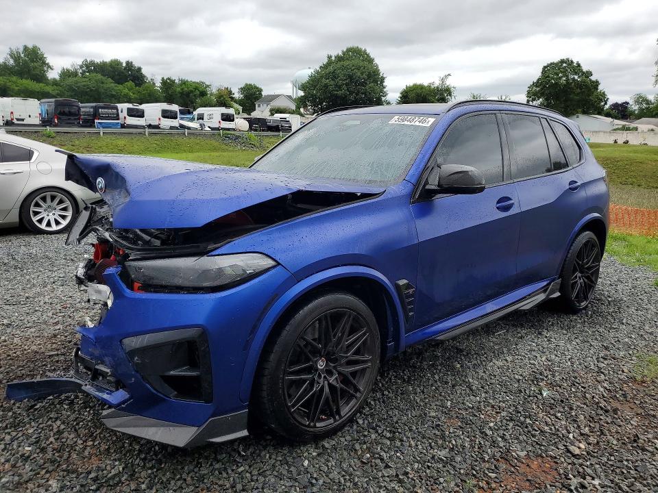 2025 BMW VIN 5YM13ET00S9X01115 COPART salvage auction — FRONT END, Ny - Mv-907A Salvage Certificate, sold $25,500 on 2026-07-31 (photo 1)