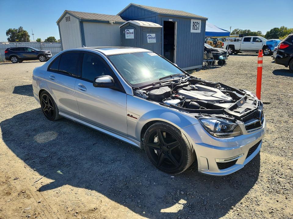 2009 Mercedes-benz C class VIN WDDGF77X79F220423 COPART salvage auction — FRONT END, Ca - Dis/Dlr/Exp Only Clean Title, sold $8,500 on 2026-07-23 (photo 4)