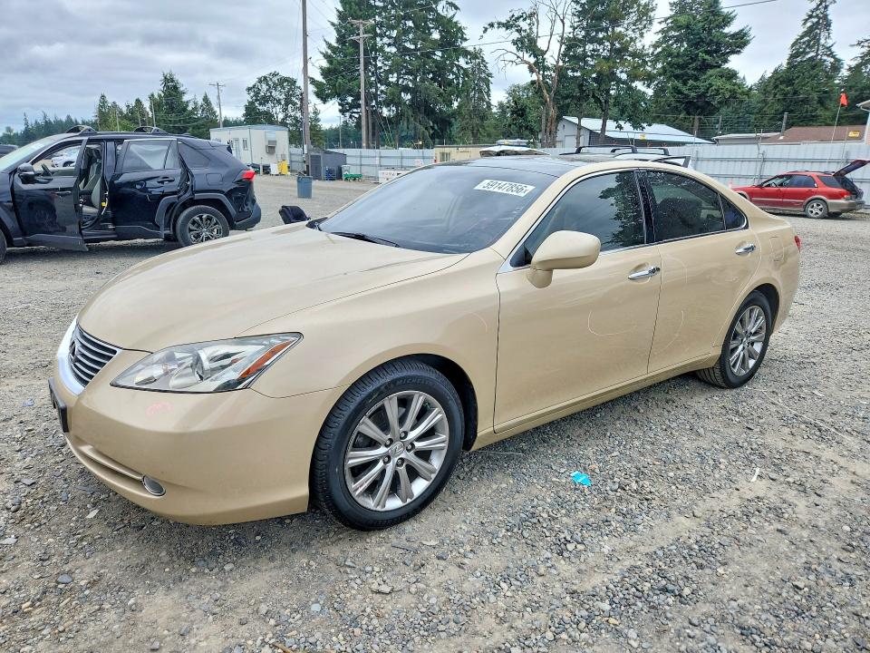2007 Lexus ES VIN JTHBJ46G672057186 COPART salvage auction — SIDE, Wa - Bill Of Sale, sold $2,650 on 2026-07-31 (photo 1)