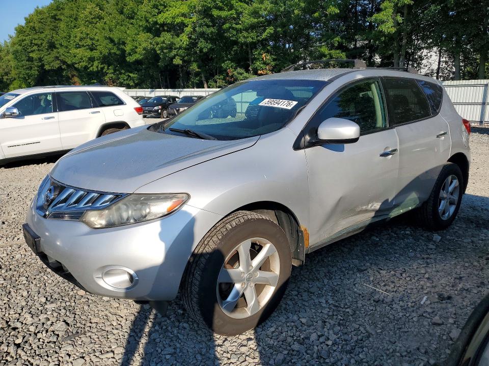2010 Nissan Murano VIN JN8AZ1MW7AW120976 COPART salvage auction — SIDE, MA - CERT OF TITLE-RECONSTRCTD COLL, sold $375 on 2026-07-23 (photo 1)