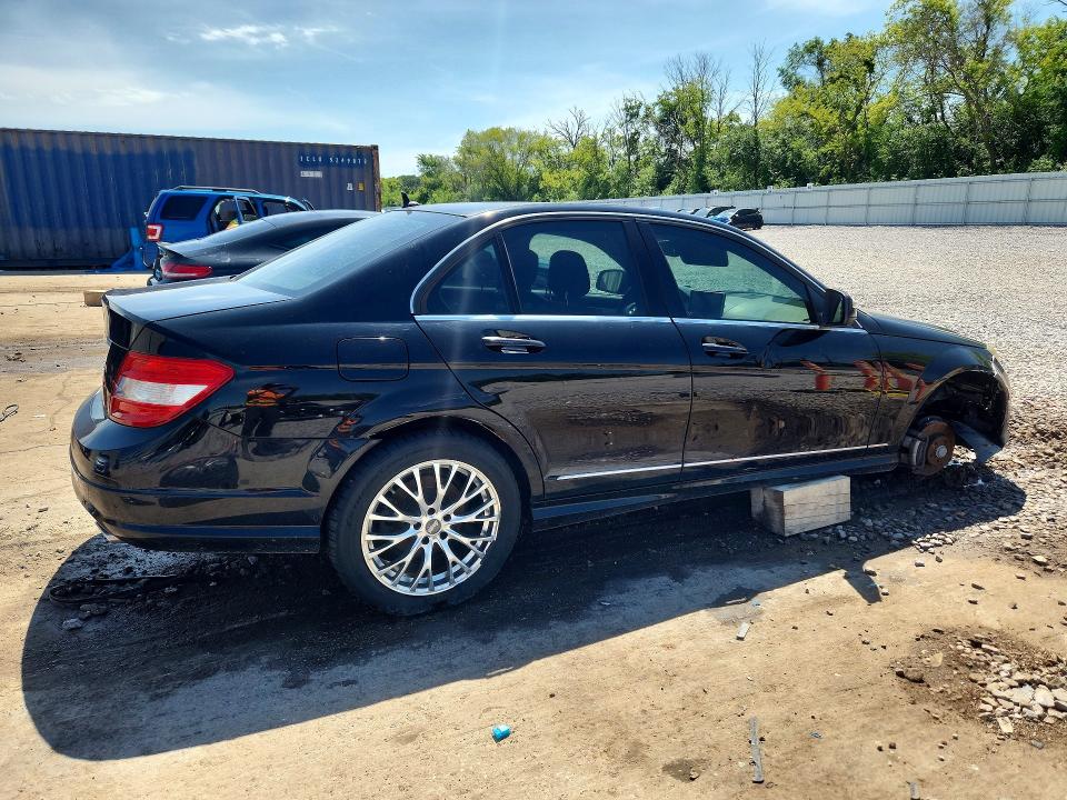 2008 Mercedes-benz C class VIN WDDGF54X28F067828 COPART salvage auction — FRONT END, Wi - Junked Vehicle Bill Of Sale, sold $400 on 2026-08-03 (photo 3)