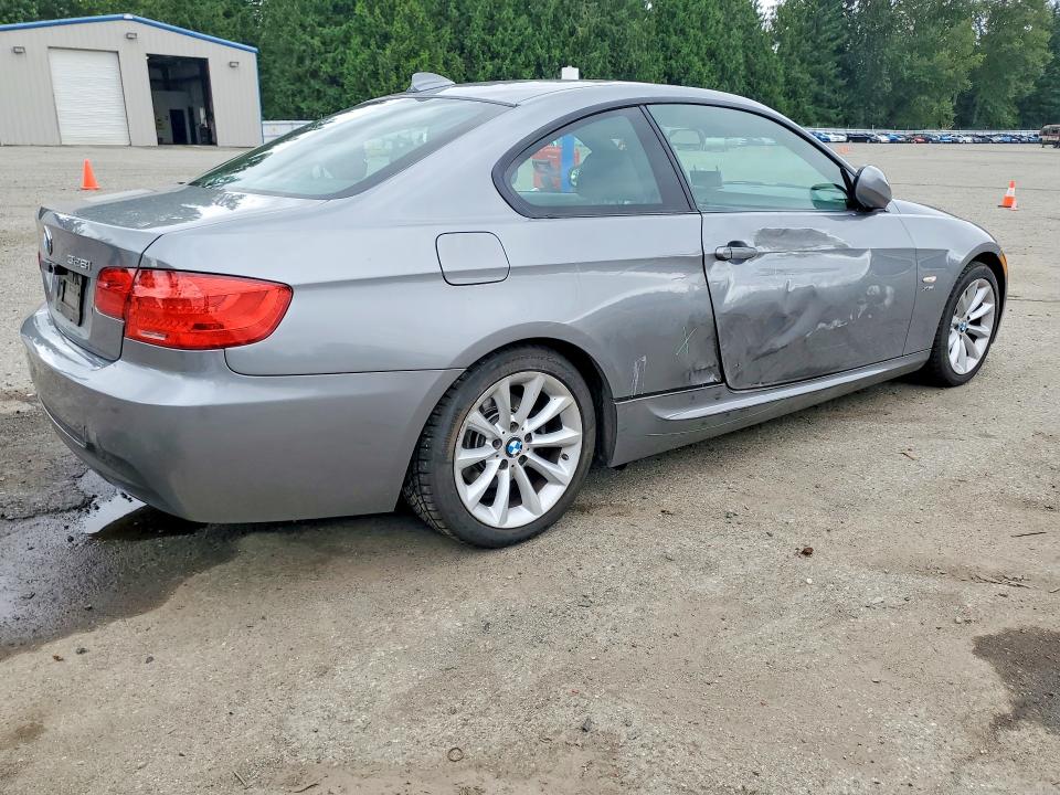 2012 BMW 3 series VIN WBAKF5C51CE656613 COPART salvage auction — SIDE, WA - BILL OF SALE, sold $950 on 2026-07-27 (photo 3)