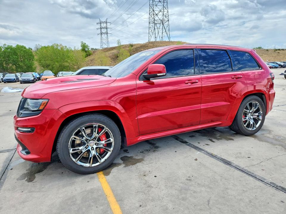 2014 Jeep Grand cherokee VIN 1C4RJFDJ7EC202575 COPART salvage auction — FRONT END, Co - Public - Salvage Title, sold $9,500 on 2026-08-31 (photo 1)