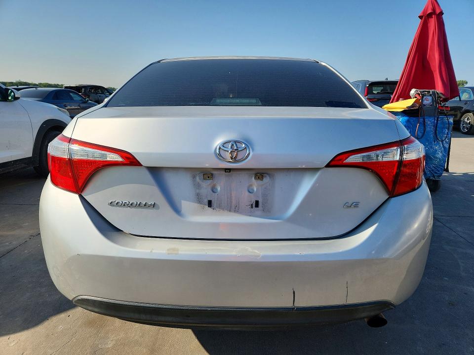2014 Toyota Corolla VIN 5YFBURHE8EP010905 COPART salvage auction — SIDE, TX - CERTIFICATE OF TITLE (P), sold $2,100 on 2026-07-27 (photo 6)