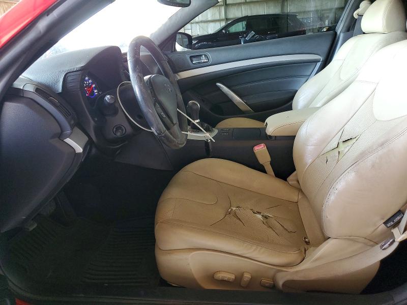 2008 Infiniti G37 VIN JNKCV64E08M107849 COPART salvage auction — MINOR DENT/SCRATCHES, AZ - CERT OF TITLE-RESTORED SALVAGE, sold $225 on 2026-07-22 (photo 7)