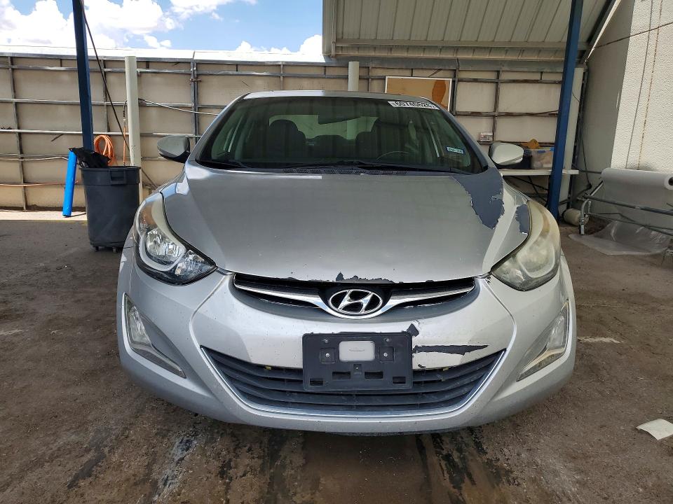 2016 Hyundai Elantra VIN 5NPDH4AE4GH753247 COPART salvage auction — REAR END, TX - SALVAGE VEHICLE TITLE (P), sold $850 on 2026-07-24 (photo 5)