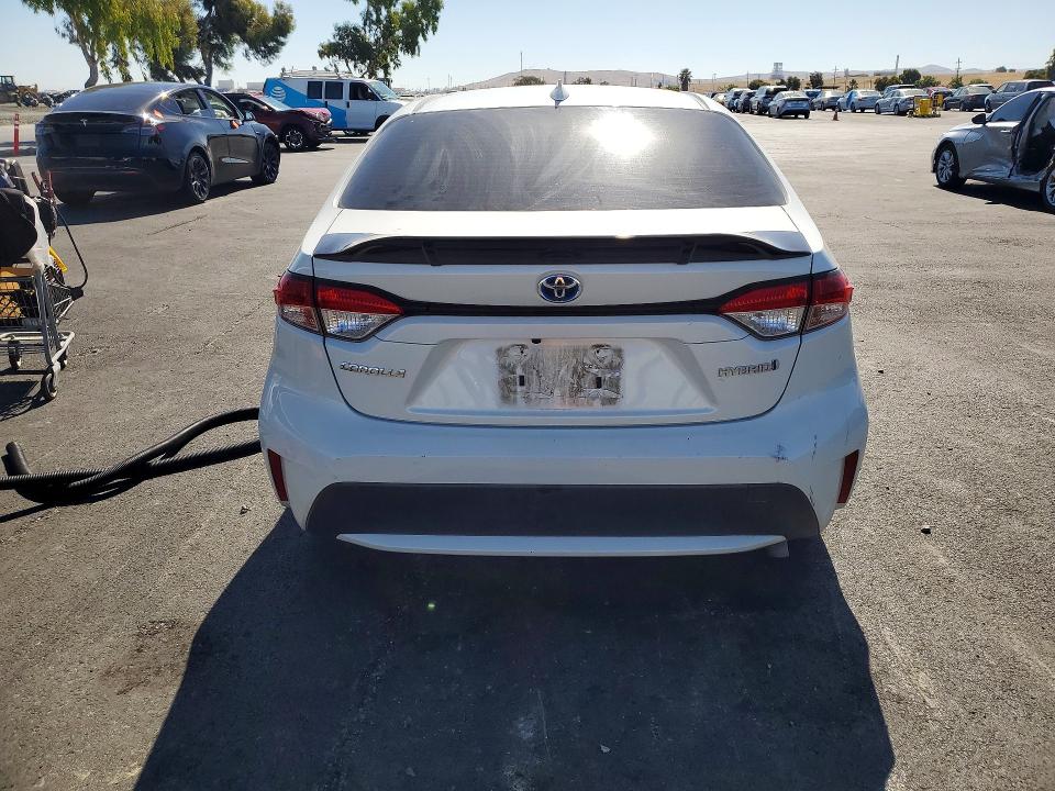 2020 Toyota Corolla VIN JTDEBRBE9LJ019500 COPART salvage auction — SIDE, Ca - Salvage Certificate, sold $6,600 on 2026-07-20 (photo 6)