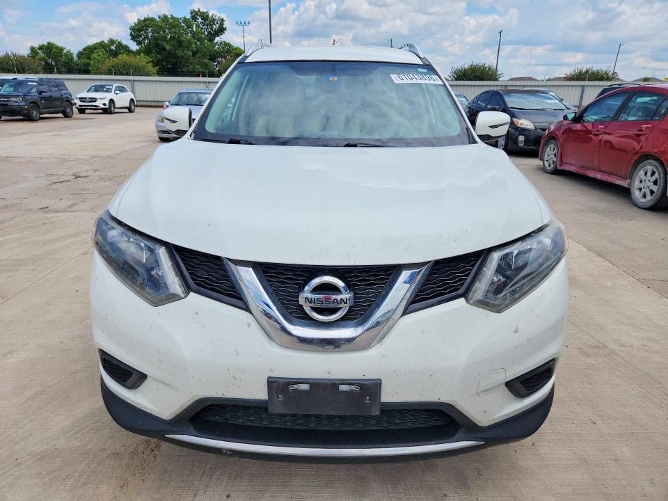 2016 Nissan Rogue VIN KNMAT2MTXGP634221 COPART salvage auction — REAR END, TX - SALVAGE VEHICLE TITLE, sold $1,650 on 2026-07-30 (photo 5)
