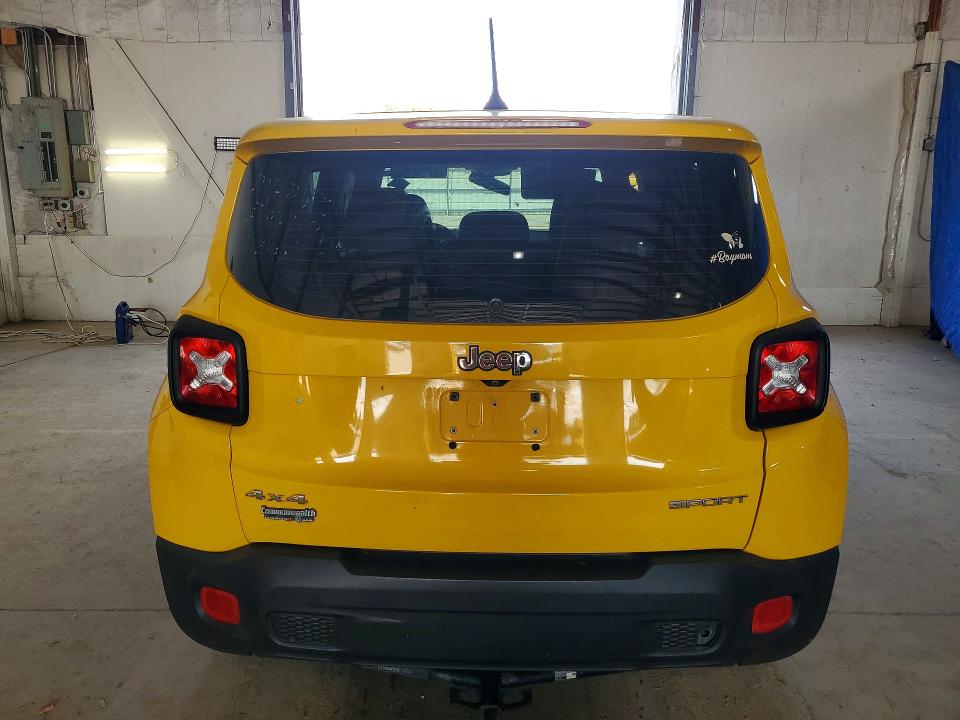 2016 Jeep Renegade VIN ZACCJBAT1GPC79039 COPART salvage auction — FRONT END, Oh - Certificate Of Title, sold $1,200 on 2026-08-10 (photo 6)