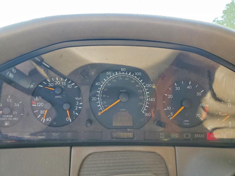 1998 Mercedes-benz Cl-class VIN WDBGA70G0WA391704 COPART salvage auction — FRONT END, NY - MV-907A SALVAGE CERTIFICATE, sold $925 on 2026-07-16 (photo 9)