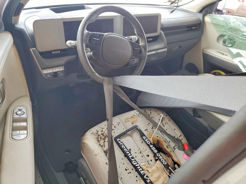 2023 Hyundai Ioniq 5 VIN KM8KR4AE8PU209081 COPART salvage auction — BURN, Ca - Salvage Certificate, sold $15 on 2026-07-30 (photo 8)