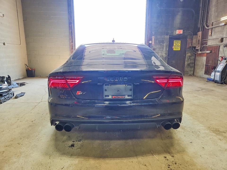 2017 Audi S7 VIN WAU2FAFCXHN117952 COPART salvage auction — FRONT END, NY - MV-907A SALVAGE CERTIFICATE, sold $6,300 on 2026-09-04 (photo 6)