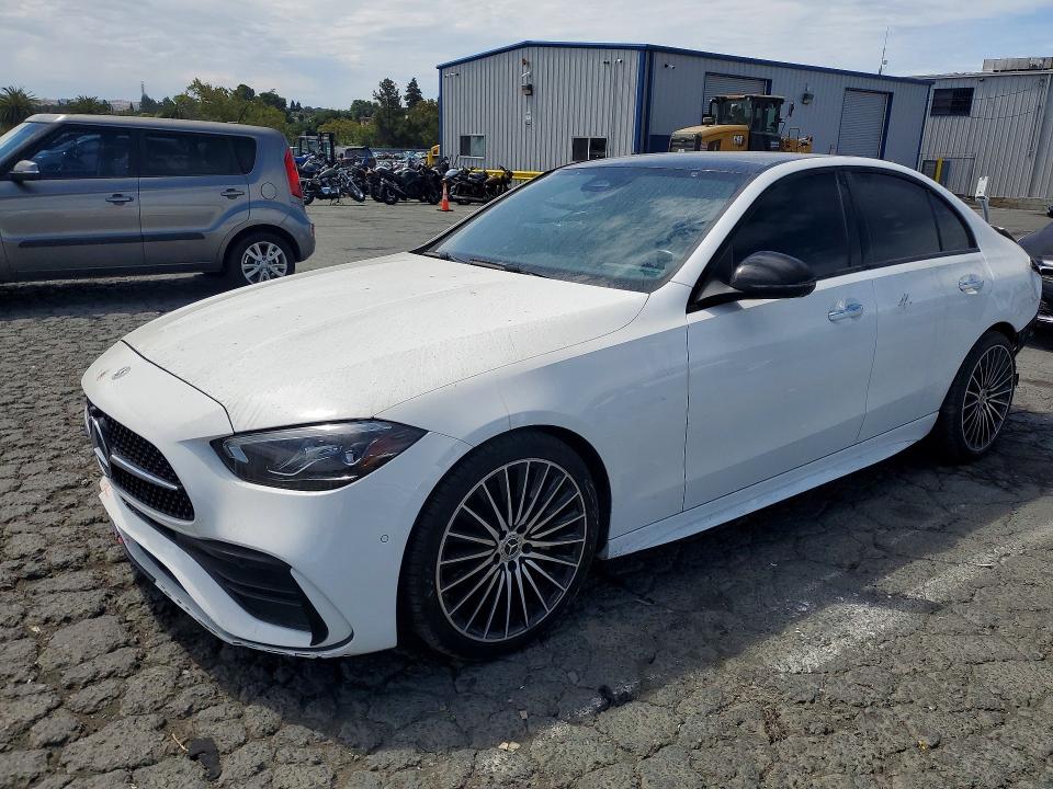 2022 Mercedes-benz C class VIN W1KAF4HB2NR067935 — COPART salvage auction photo
