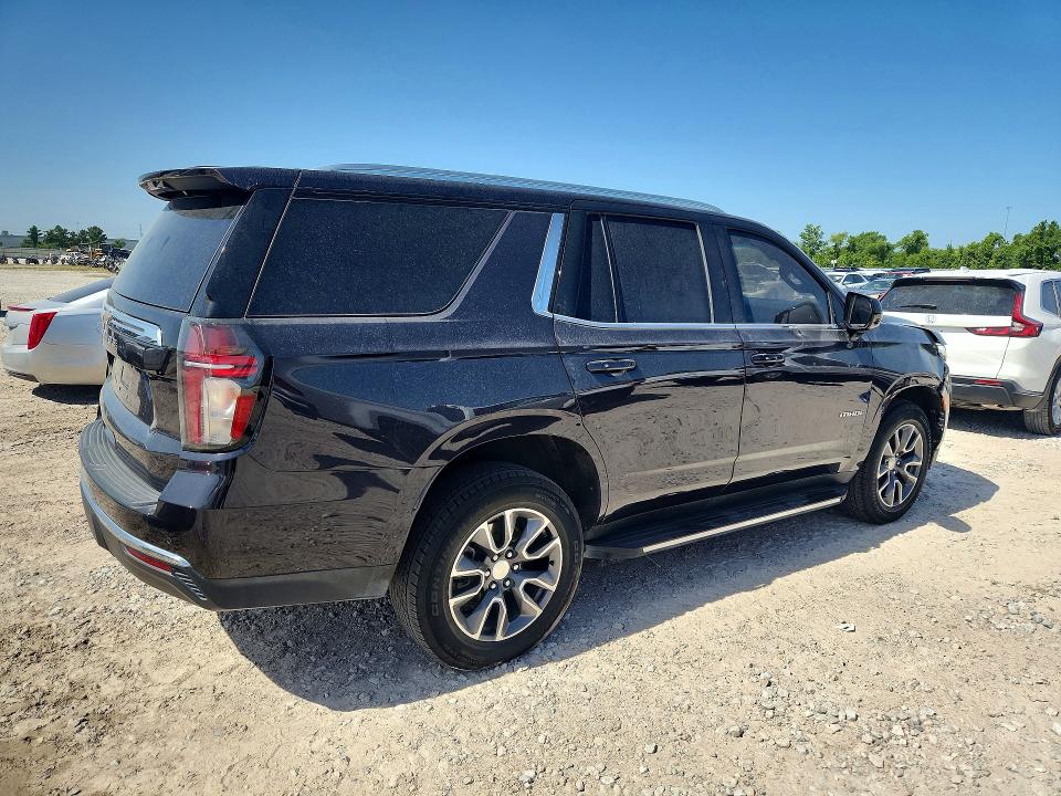2024 Chevrolet Tahoe VIN 1GNSKMKD4RR162157 COPART salvage auction — SIDE, Tx - Salvage Vehicle Title, sold $23,900 on 2026-07-28 (photo 3)
