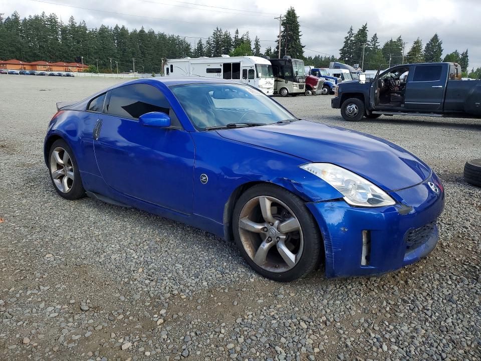2007 Nissan 350z VIN JN1BZ34D37M507039 COPART salvage auction — FRONT END, Wa - Cert Of Ownership-Rebuilt, sold $725 on 2026-07-09 (photo 4)