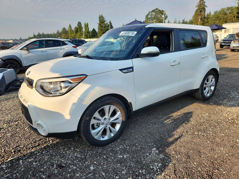2016 Kia Soul VIN KNDJX3A53G7384188 COPART salvage auction — REAR END, Wa - Bill Of Sale, sold $625 on 2026-07-28 (photo 1)