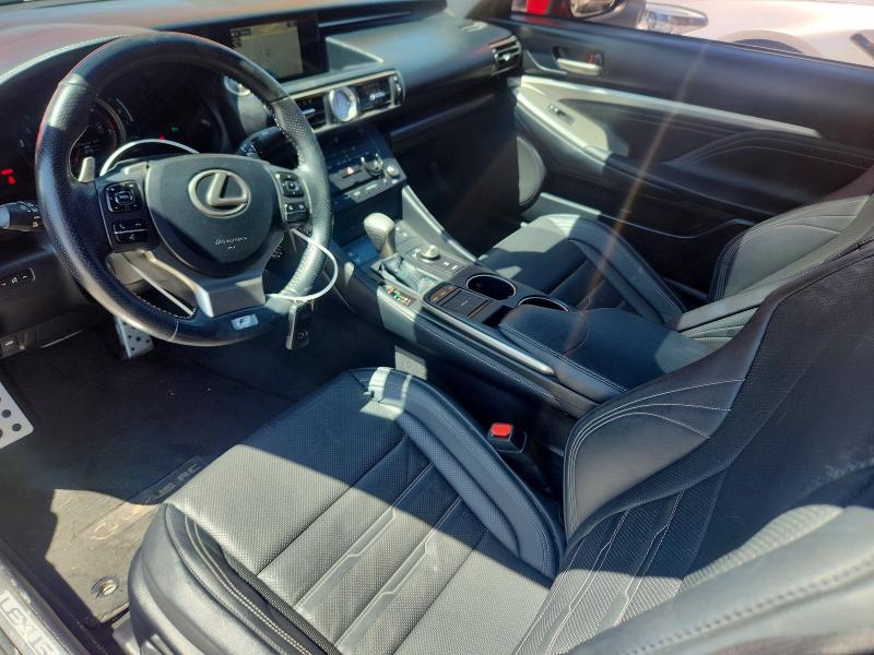 2015 Lexus Rc 350 VIN JTHHE5BC0F5006318 COPART salvage auction — SIDE, TX - SALVAGE VEHICLE TITLE (P), sold $8,900 on 2026-07-20 (photo 8)