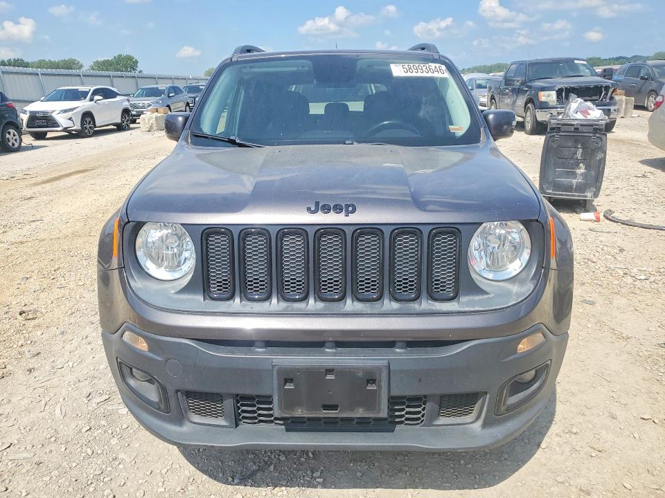 2017 Jeep Renegade VIN ZACCJBBB2HPE77913 COPART salvage auction — REAR END, Mo - Salvage Certificate Of Title, sold $1,700 on 2026-08-11 (photo 5)