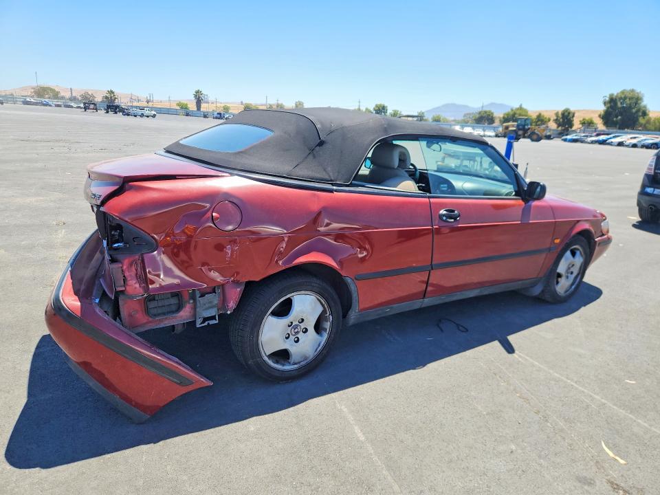 1998 Saab 900 VIN YS3DF75N7W7005850 COPART salvage auction — REAR END, Ca - Salvage Certificate, sold $50 on 2026-08-17 (photo 3)