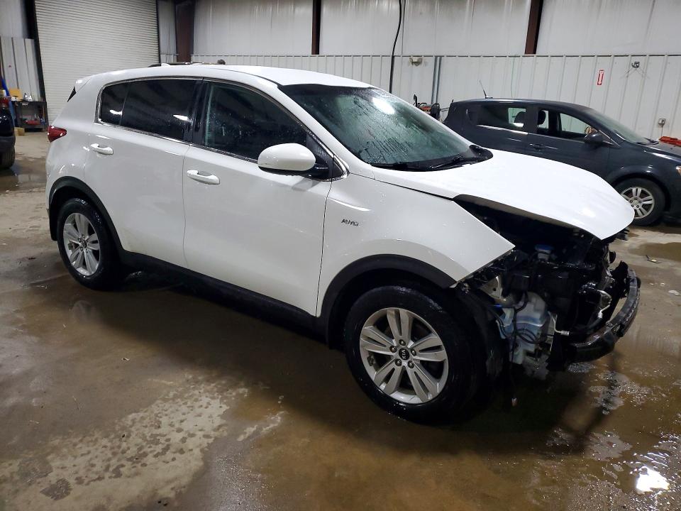2017 Kia Sportage VIN KNDPMCAC2H7041150 COPART salvage auction — FRONT END, Salvage Title, sold $1,350 on 2026-07-22 (photo 4)