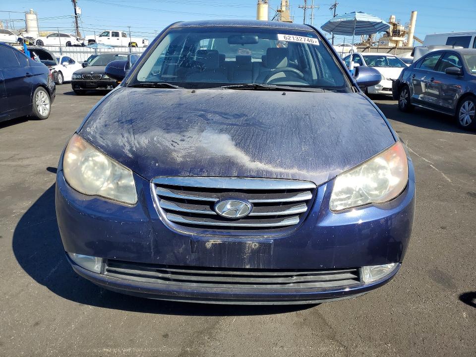 2010 Hyundai Elantra VIN KMHDU4AD2AU157985 COPART salvage auction — SIDE, CA - SALVAGE CERTIFICATE, sold $725 on 2026-07-29 (photo 5)