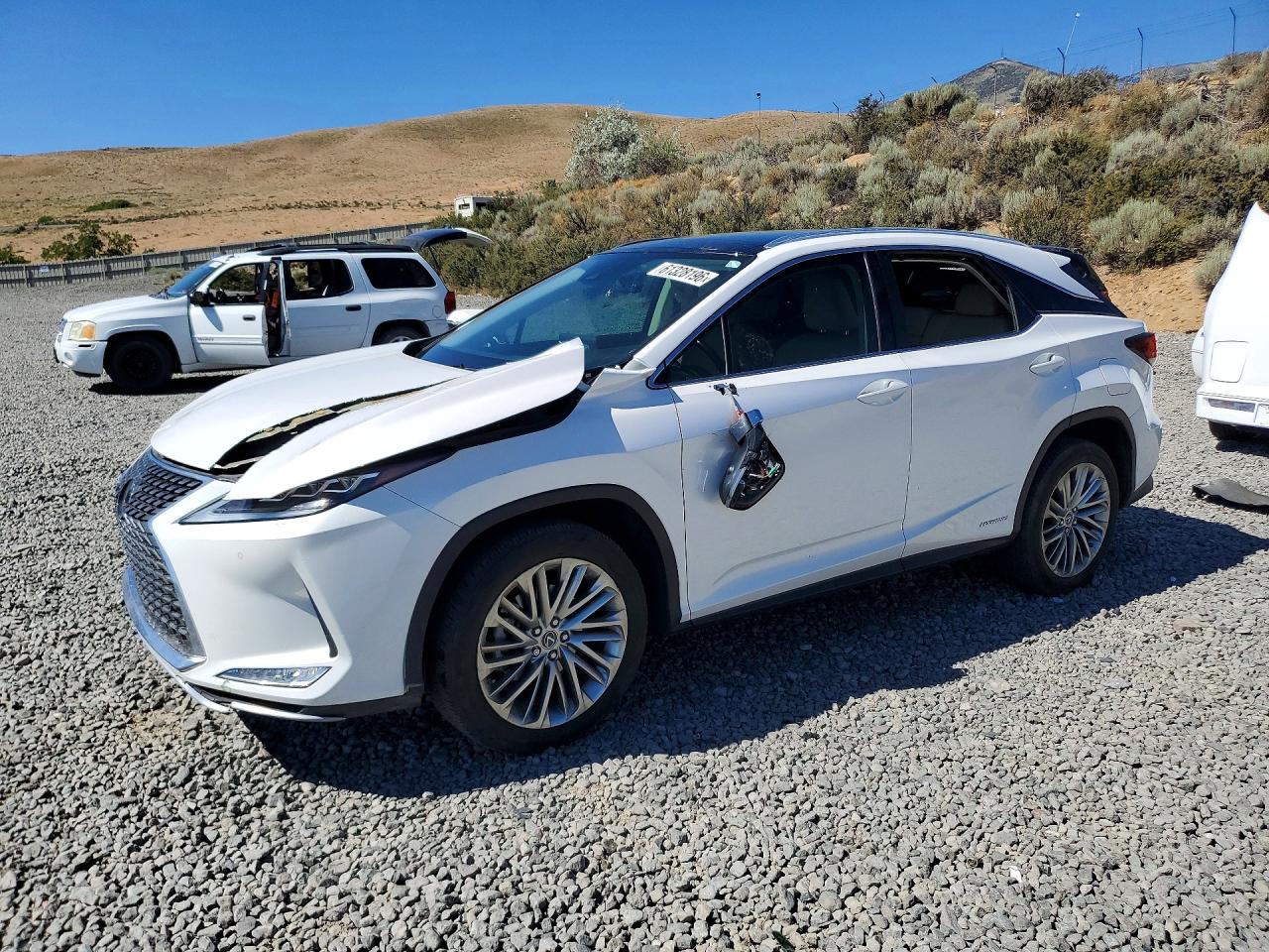 2021 Lexus RX 450h VIN 2T2JGMDA0MC068218 — COPART salvage auction photo