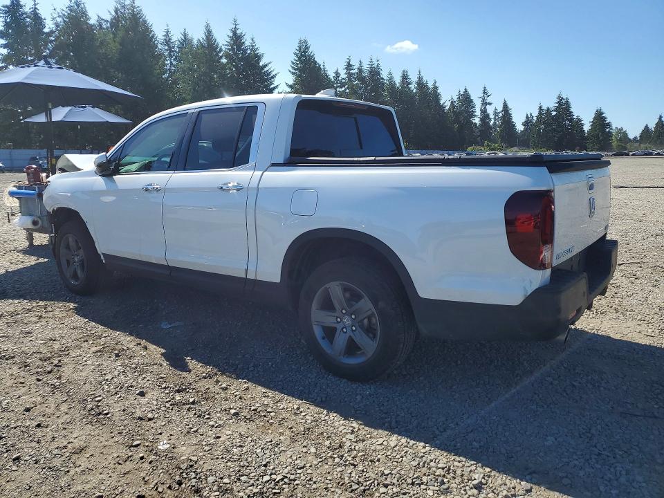 2022 Honda Ridgeline VIN 5FPYK3F71NB035049 COPART salvage auction — FRONT END, WA - BILL OF SALE, sold $10,200 on 2026-07-17 (photo 2)
