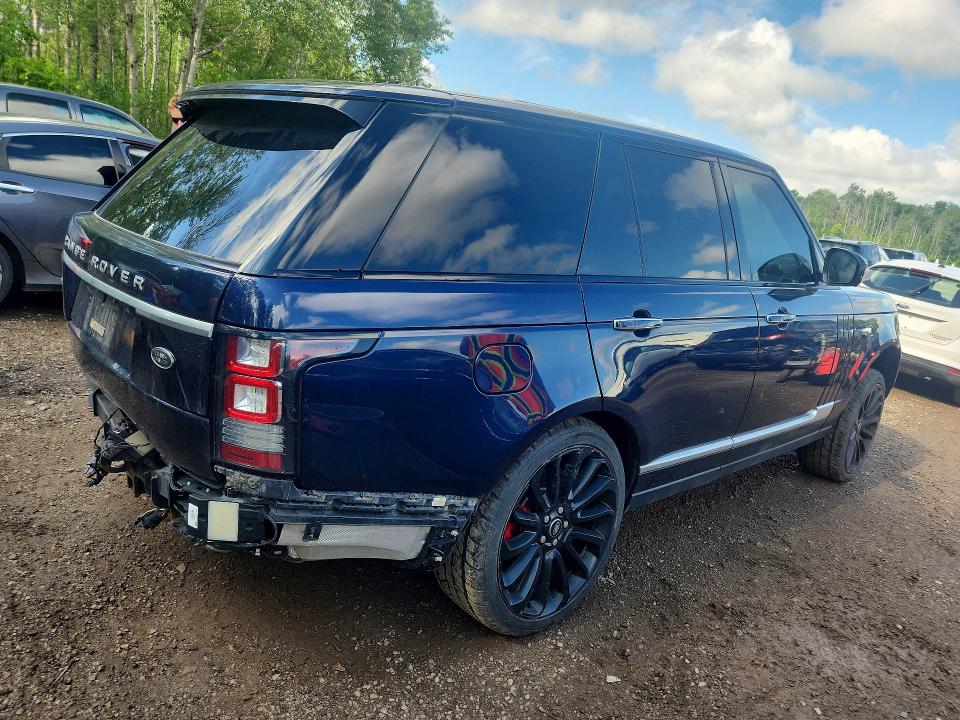 2015 Land rover RANGE ROVER VIN SALGV2TF1FA202241 COPART salvage auction — REAR END, ON - PERMIT NO BRAND - UNFIT, sold $475 on 2026-07-21 (photo 3)