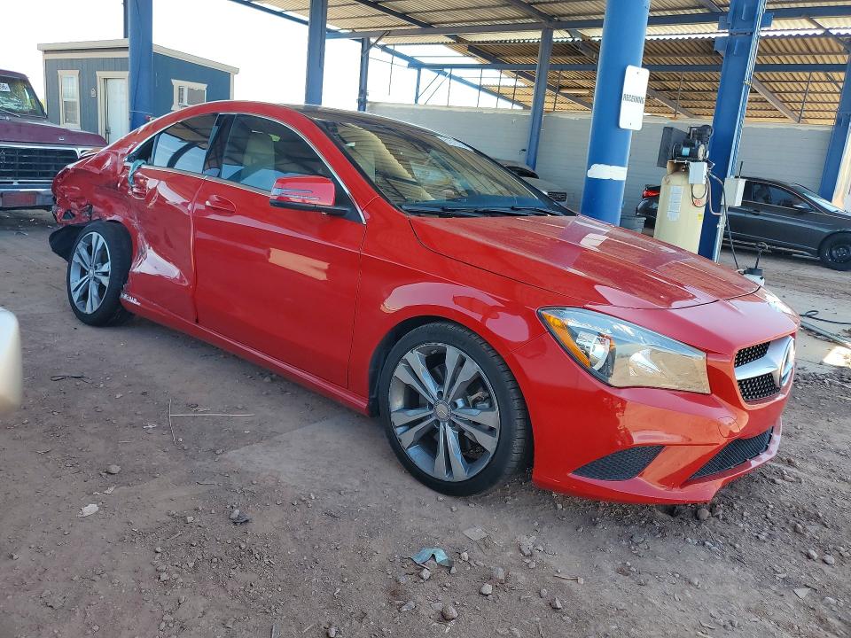 2014 Mercedes-benz Cla-klasse VIN WDDSJ4EB0EN053899 COPART salvage auction — REAR END, Az - Cert Of Title - Salvage, sold $2,700 on 2026-08-13 (photo 4)