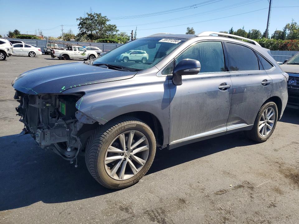 2015 Lexus Rx VIN 2T2ZK1BA6FC151626 COPART salvage auction — FRONT END, Ca - Salvage Certificate, sold $7,800 on 2026-07-09 (photo 1)