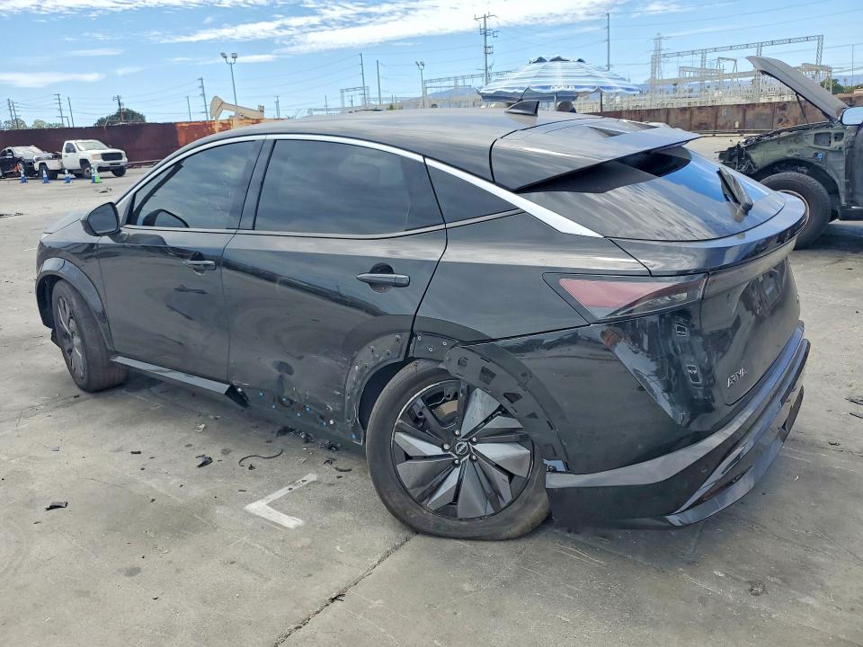 2025 Nissan Ariya VIN JN8BF0BE6SM462143 COPART salvage auction — REAR END, Ca - Salvage Certificate, sold $14,100 on 2026-08-21 (photo 2)