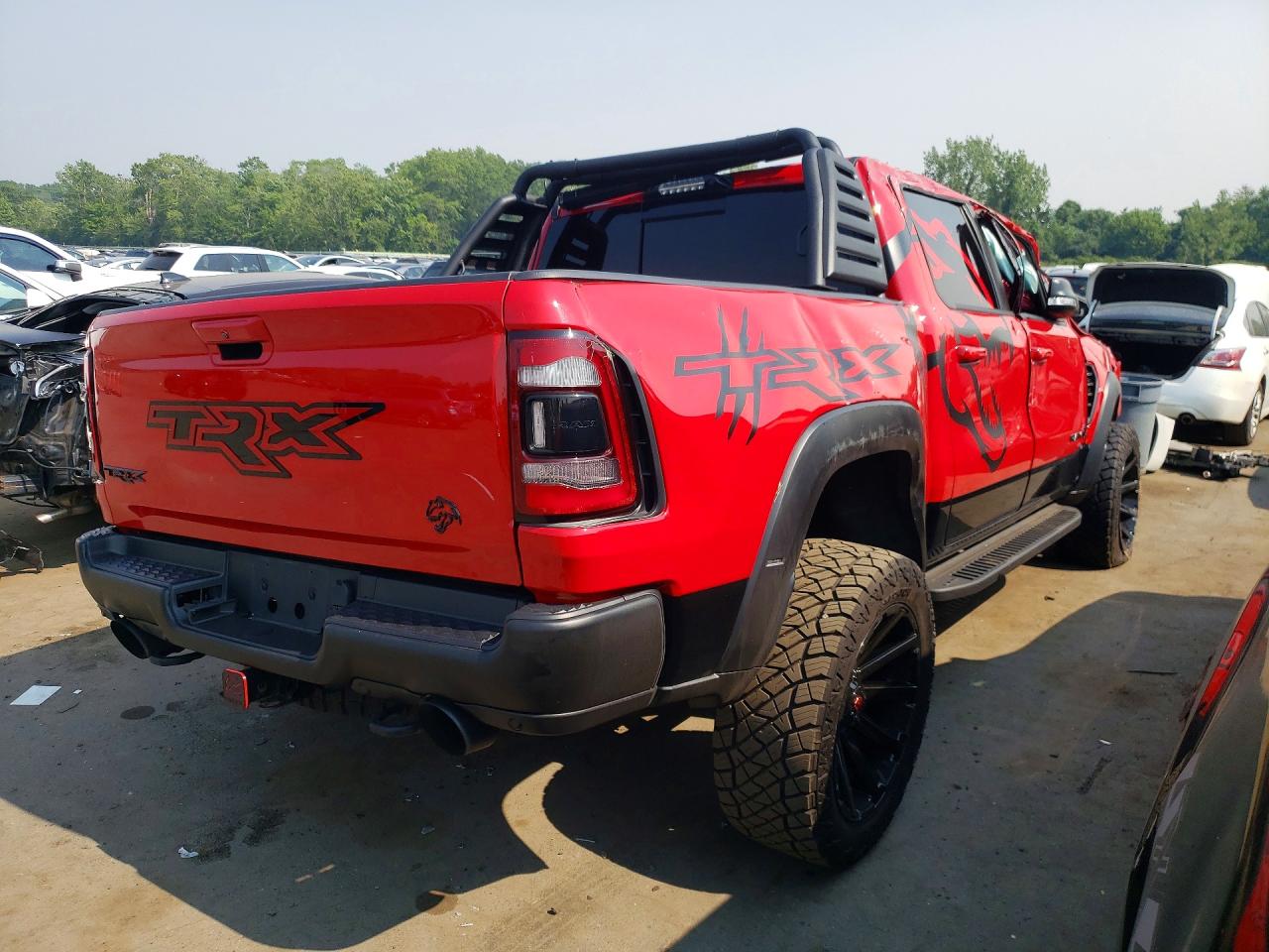 2022 RAM 1500 VIN 1C6SRFU97NN335123 COPART salvage auction — Rollover, Sc - Salvage Title, sold $20,900 on 2026-09-25 (photo 3)