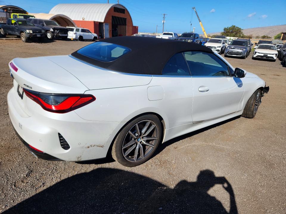 2026 BMW 4 series VIN WBA53DB02TCW61336 COPART salvage auction — FRONT END, HI - CERTIFICATE OF TITLE, sold $23,400 on 2026-07-20 (photo 3)