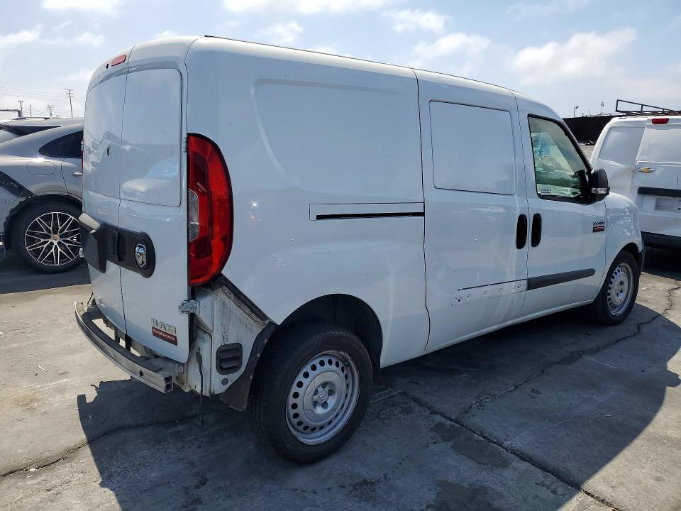 2021 Ram Promaster city VIN ZFBHRFAB7M6V40074 COPART salvage auction — SIDE, Ca - Salvage Certificate, sold $450 on 2026-07-22 (photo 3)