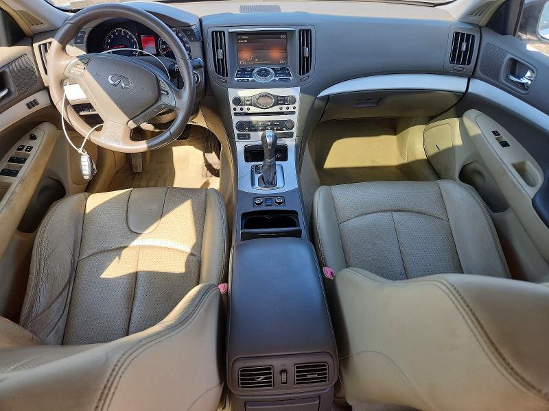 2009 Infiniti G VIN JNKCV61F39M350294 COPART salvage auction — MINOR DENT/SCRATCHES, Pa - Cert Of Title, sold $550 on 2026-07-28 (photo 8)