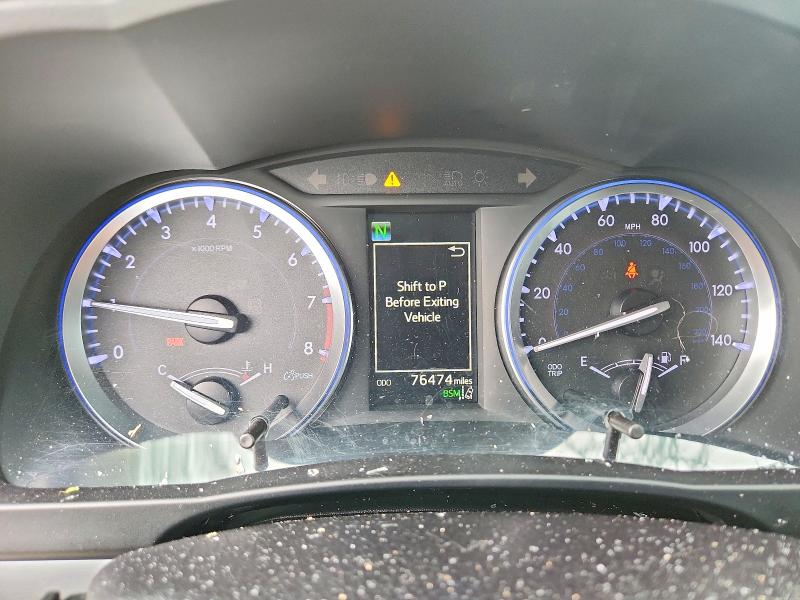 2018 Toyota Highlander VIN 5TDJZRFHXJS839776 COPART salvage auction — FRONT END, Va - Cert Of Title - Salvage, sold $9,400 on 2026-07-29 (photo 9)