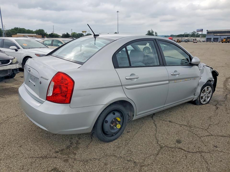 2010 Hyundai Accent VIN KMHCN4AC6AU428708 COPART salvage auction — FRONT END, OH - CERT OF TITLE-SALVAGE, sold $650 on 2026-07-17 (photo 3)