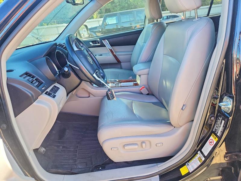 2013 Toyota Highlander VIN 5TDDK3EHXDS256466 COPART salvage auction — FRONT END, GA - CERTIFICATE OF TITLE, sold $2,600 on 2026-07-21 (photo 7)