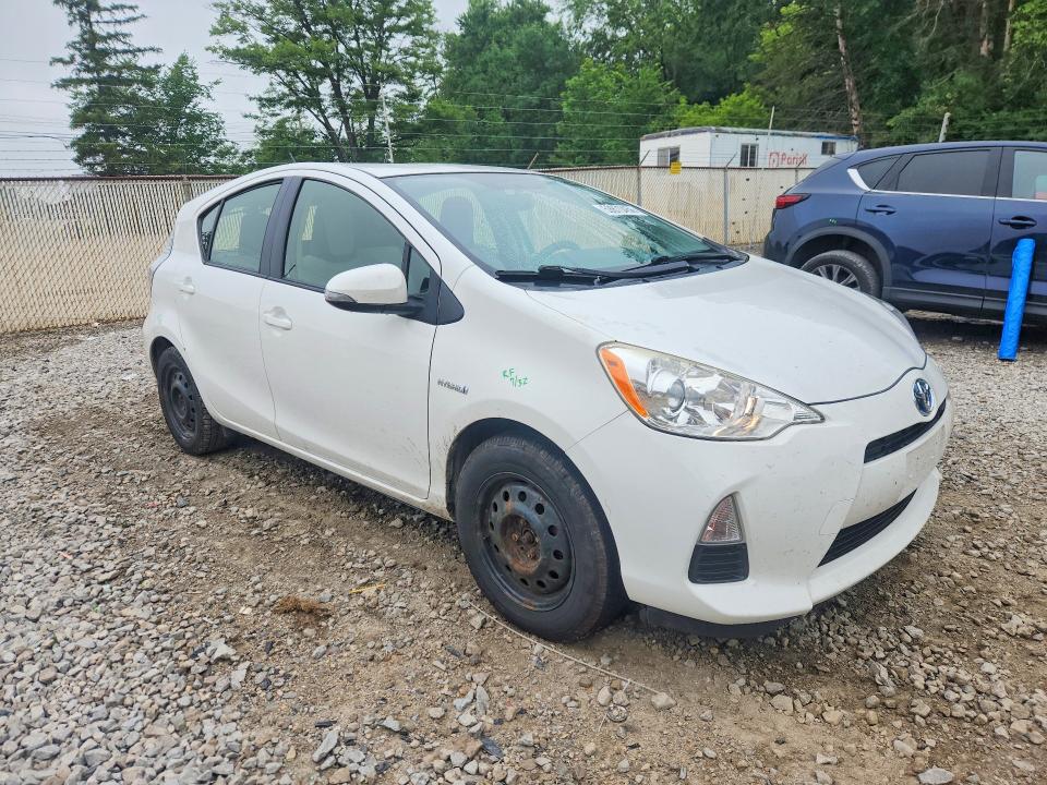 2014 Toyota Prius c VIN JTDKDTB33E1562465 COPART salvage auction — SIDE, Oh - Cert Of Title-Salvage, sold $1,400 on 2026-07-15 (photo 4)