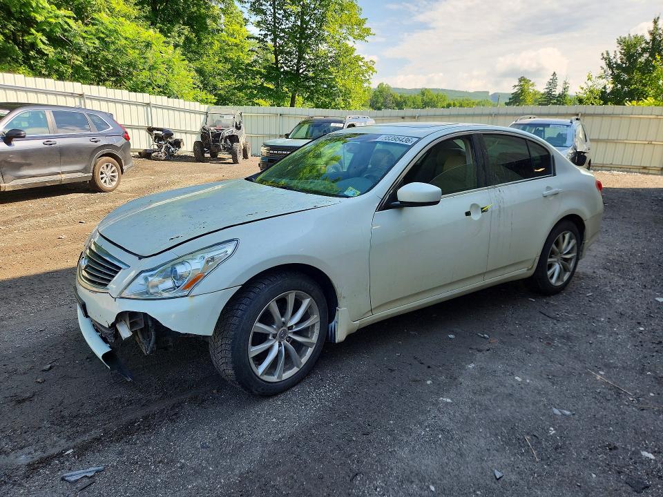 2011 Infiniti G37 VIN JN1CV6AR6BM350813 COPART salvage auction — FRONT END, Vt - Certificate Of Title, sold $750 on 2026-07-13 (photo 1)